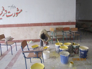شرکت دانش آموزان داوطلب زاهداني در طرح هجرت ۳