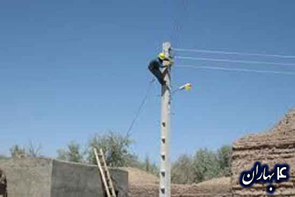 بهره برداری از دو طرح برق رسانی در روستاهای چابهار