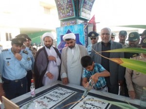 عطر افشانی و غبار روبی مزار شهدای گمنام شهرستان کنارک