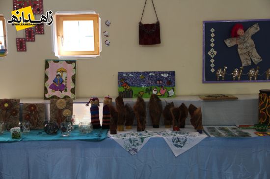 افتتاح نمایشگاه آثار کودکان در شهرستان زاهدان