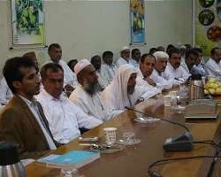 برگزاری جلسه شورای تامین شهرستان نیکشهر با معتمدین