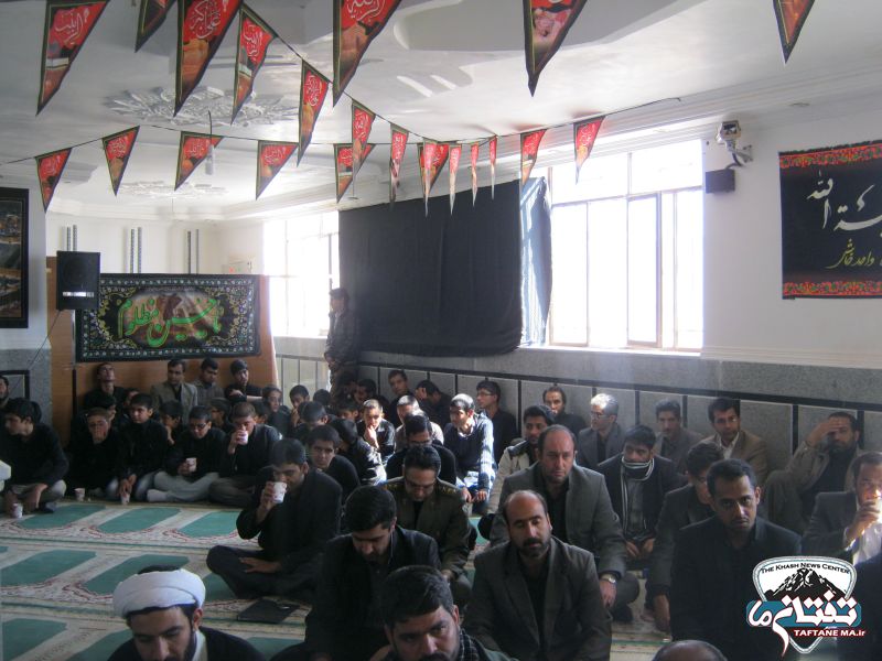 برگزاری مراسم عزاداری امام حسین ( ع ) در دانشگاه آزاد خاش
