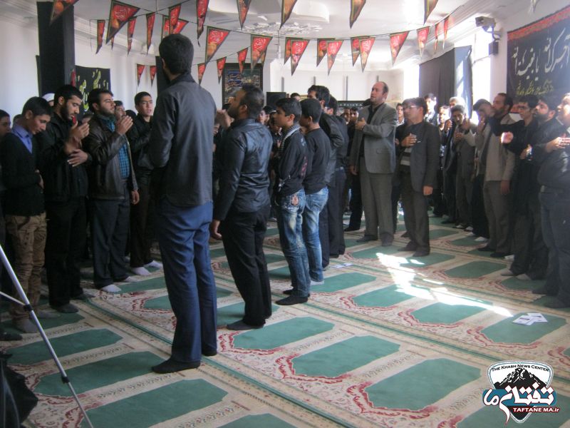 برگزاری مراسم عزاداری امام حسین ( ع ) در دانشگاه آزاد خاش