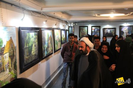 نمایشگاه نقاشی هنرهای تجسمی در شهرستان زاهدان