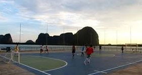 احداث نخستین زمین " فوتبال ساحلی" در شهرستان بندری کنارک