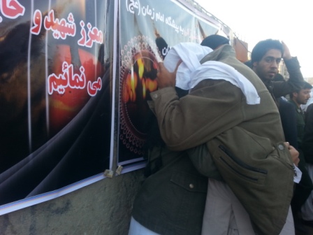 مراسم تشییع جنازه شهید محمد علی جنگی زائی در سراوان