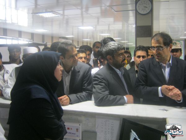 بازدید وزیر بهداشت از بیمارستان امام خمینی ( ره ) از نگاه دوربین