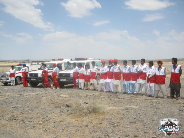 برگزاری مانور امداد و نجات هلال احمر در شهرستان خاش