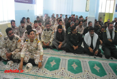 برگزاری  مراسم روز پاسدار در ناحیه مقاومت بسیج سپاه زابل