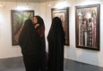 نمایشگاه نقاشی حلیمه پیری در زاهدان / تصاویر