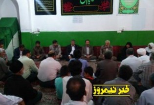 جلسه بررسی مشکلات محله شهید حسینی زابل برگزار شد