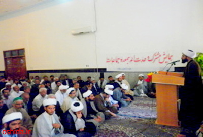 همایش مشترک ائمه جمعه و جماعات و هیات امناء مساجد شهرستان زابل