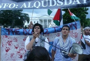 تظاهرات در واشنگتن و کالیفرنیا در حمایت از غزه + عکس