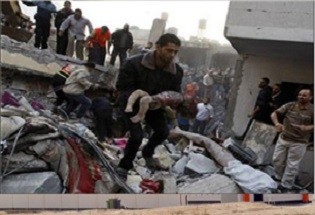 افزایش شمار شهدای فلسطینی در نوار غزه به 1049 تن