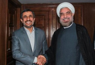 تفاوت استقبال از احمدی نژاد و روحانی در اردبیل + تصاویر