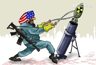 کاریکاتور/ تلاش داعش برای دستیابی به سلاح کشتار جمعی