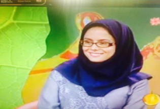 رونمایی فرزاد حسنی از تازه عروس خانواده حسنی روی آنتن تلویزیون