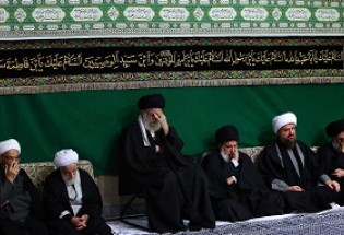 مراسم شب تاسوعای حسینی با حضور رهبر انقلاب برگزار شد + تصاویر