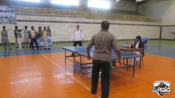 برگزاری مسابقات تنیس روی میز قهرمانی استان در خاش