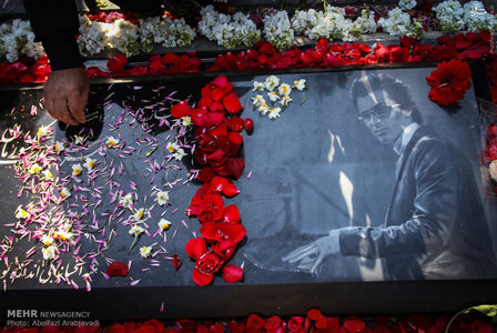 مراسم چهلمین روز درگذشت مرتضی پاشایی/گزارش تصویری