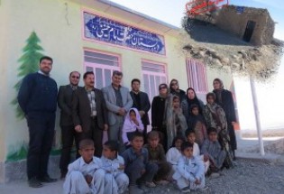 افتتاح یک باب مدرسه در توابع نصرت آباد