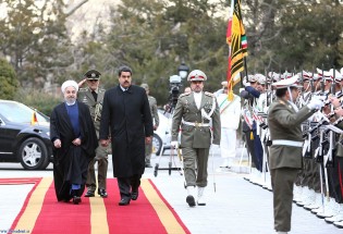 استقبال رسمی دکتر روحانی از رییس جمهوری ونزوئلا