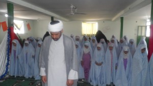 برگزاری مراسم جشن تکلیف دانش آموزان دختر شهرستان نیمروز