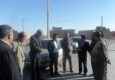 بازدید مسئولین از روند اجرای طرح هادی روستای اله آباد شهرستان نیمروز