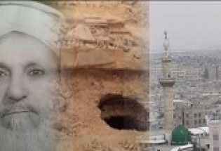 تروریست‌های جبهة‌النصرة قبر عالم دینی حلب را نبش کردند + تصاویر (۱۸+)
