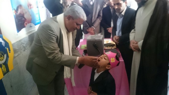 آغاز واکسیناسیون فلج اطفال در شهرستان ایرانشهر