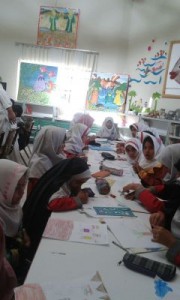 برگزاری مسابقه نقاشی در کانون پرورشی دلگان