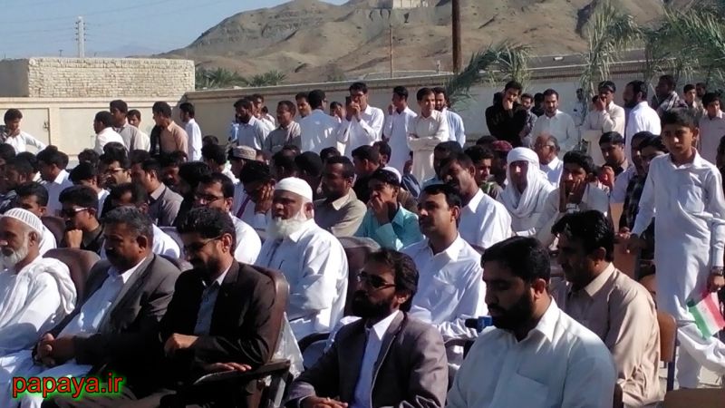 برگزاری جشن انفلاب در بخش پارود شهرستان سرباز