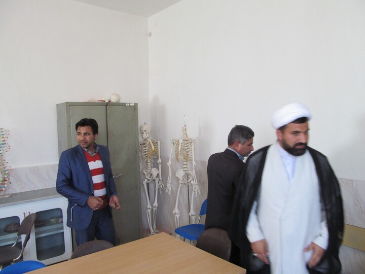 افتتاح آزمایشگاه دبیرستان روستای چرک شهرستان نیمروز
