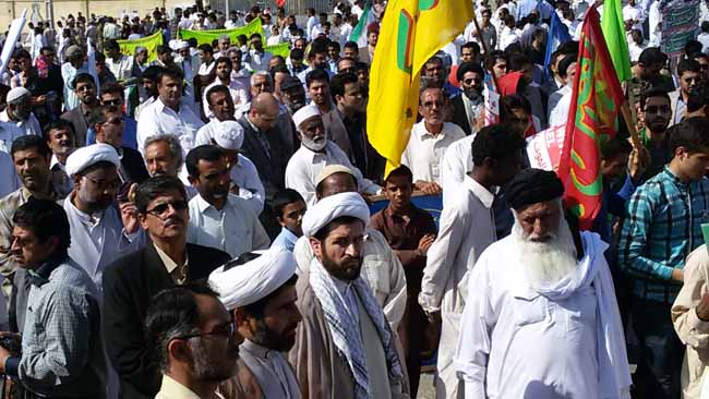 جلوه زیبایی حضور مردمی در راهپیمایی یوم الله ۲۲ بهمن در چابهار