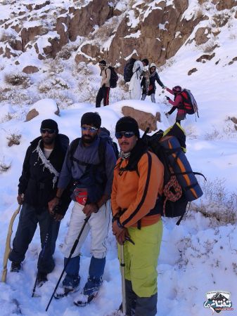 صعود گروه کوهنوردی بخش مرکزی خاش به قله تفتان + تصاویر