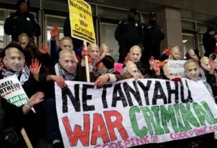تظاهرات در واشنگتن و نیویورک در اعتراض به حضور نتانیاهو در آمریکا