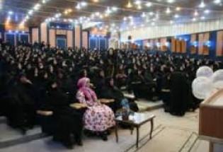 برپایی جشن در روز وفات حضرت زینب(س) در دانشگاه فرهنگیان زاهدان