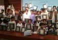 ۲۵۰ نفر از فرزندان و همسران طلاب و روحانیون شیعه و سنی در ایرانشهر تجلیل شدند+تصویر