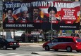 تبلیغات خیابانی علیه مقامات ایرانی در واشنگتن + عکس