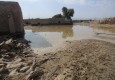 وقوع سیل در بخش ریگ ملک شهرستان میرجاوه