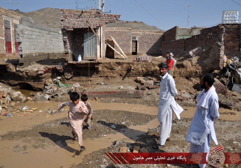 خسارات ناشی از وقوع بارندگی در سیستان و بلوچستان