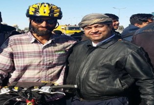 دوچرخه سواری از مشهد تا کربلا