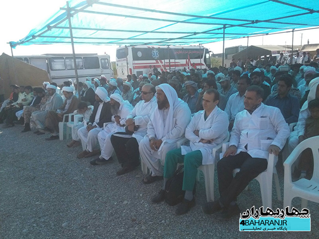 گزارش تصویری/ افتتاح بیمارستان صحرایی کوثر زرآباد