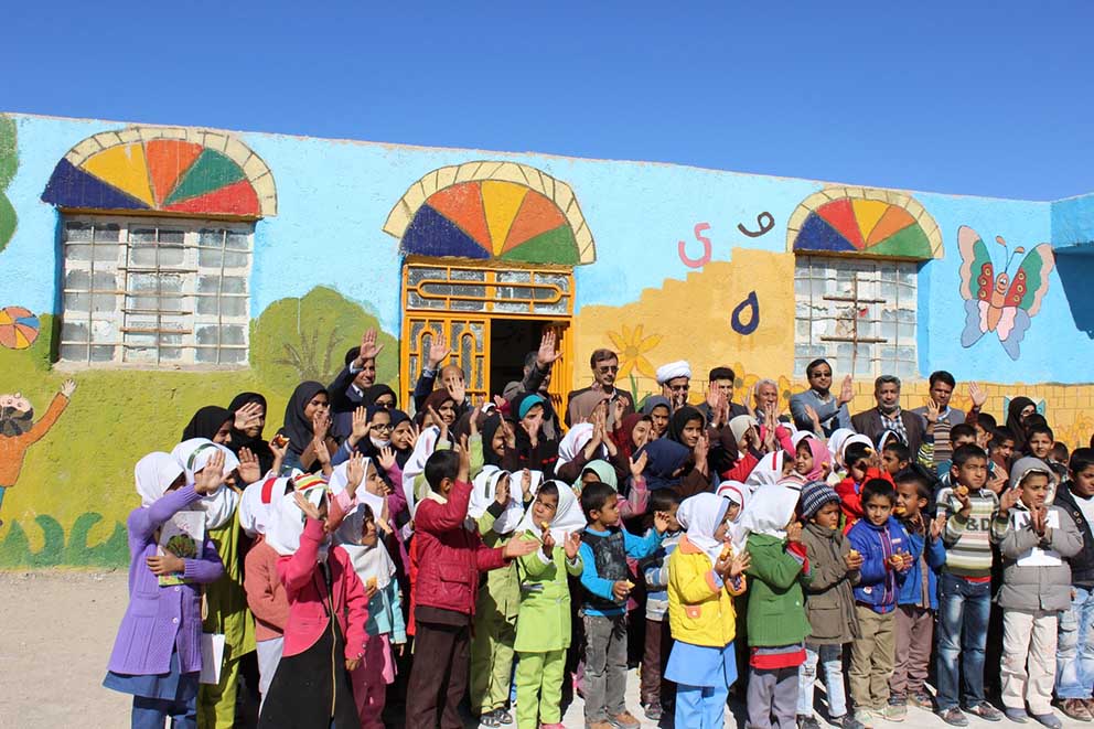 کلنگ احداث مدرسه هفت کلاسه در نیمروز به زمین خورد+تصاویر