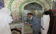 برگزاری آیین نمادین غبار روبی مساجد میرجاوه