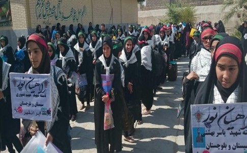 اعزام دانش آموزان ایرانشهر به اردوی راهیان نور+ تصاویر