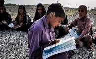 کلاس درسی زیر آسمان/ مدارس جنوب غرب سیستان و بلوچستان سقف ندارند+ تصاویر