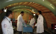 ارائه خدمات به بیش از ۱۰هزار نفر در روزهای آغازین بیمارستان صحرایی جالق/ ۶۰۰هدیه بهداشتی توزیع شد