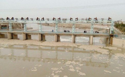 ورود آب دشتمال به رودخانه هیرمند/ تشکیل ستاد مدیریت بحران در زهک