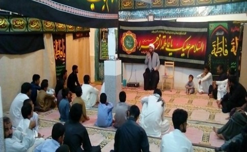 مراسم عزاداری شب شهادت حضرت زهرا (س) در شهرستان دلگان به روایت تصویر